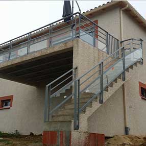 BALCON RAMPE GARDE CORPS